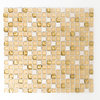 Mosaiktafel Homestile Crystal/Stein Mix matt gold 32x30 cm
