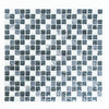 Mosaiktafel Homestile Crystal/Stein Mix grau 32x30 cm