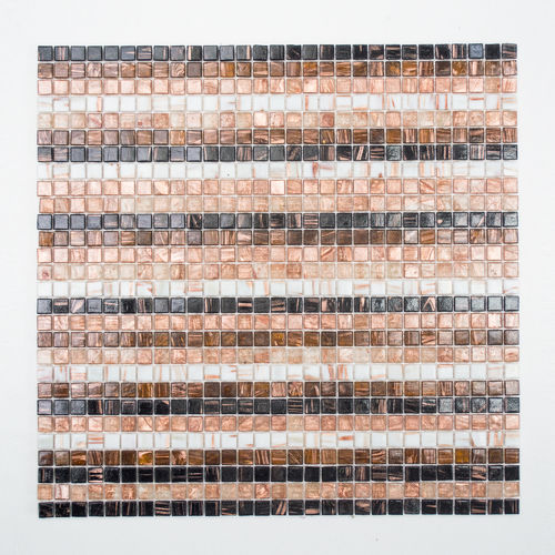 Mosaiktafel Homestile Quadrat stripe mix 32x30 cm