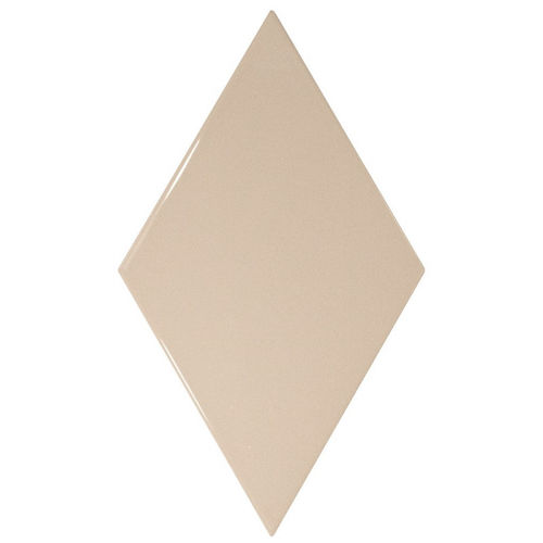 Wandfliese Equipe Rhombus Cream glänzend 15,2x26,3 cm