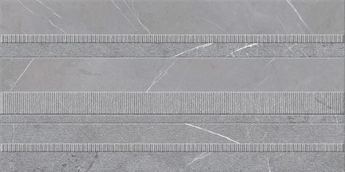 Dekorfliese Gayafores Carven Grey Deco 45x90 cm