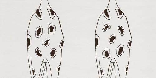 Dekorfliese Steuler Louis & Ella Zwei Giraffenkörper 30545 - 30x60 cm