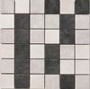 Mosaiktafel LivingStile Smash grau anthrazit 30x30 cm