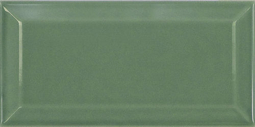 Wandfliese Equipe Metro Olive glänzend 7,5x15 cm