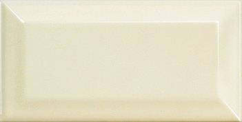 Wandfliese Equipe Metro Cream glänzend 7,5x15 cm