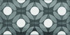 Musterfliese Equipe Metro Patchwork B&W glänzend 7,5x15 cm