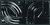 Dekorfliese Equipe Evolution Metropolis glänzend 7,5x15 cm schwarz