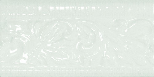 Dekorfliese Equipe Evolution Vitex glänzend 7,5x15 cm weiss