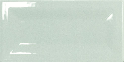 Wandfliese Equipe InMetro Light Grey glänzend 7,5x15 cm