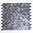 Mosaiktafel Homestile Alu Brick Uni schwarz 30x32 cm