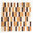 Mosaiktafel Homestile Crystal/Stein Mix beige 32x31 cm