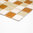 Mosaiktafel Homestile Crystal/Stein Mix beige 32x30 cm