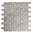 Mosaiktafel Homestile Brick grau 32x30 cm