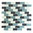 Mosaiktafel Homestile Brick Crystal mix grau 32x31 cm