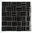 Mosaiktafel Homestile Crystal Hologramm Barcode schwarz 29x29 cm