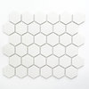 Mosaiktafel Homestile Hexagon uni weiß matt 32x28 cm