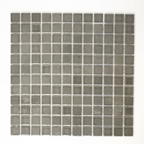 Mosaiktafel Homestile Quadrat uni Metall glänzend 30x30 cm