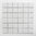 Mosaiktafel Homestile Quadrat uni weiß glänzend 30x30 cm