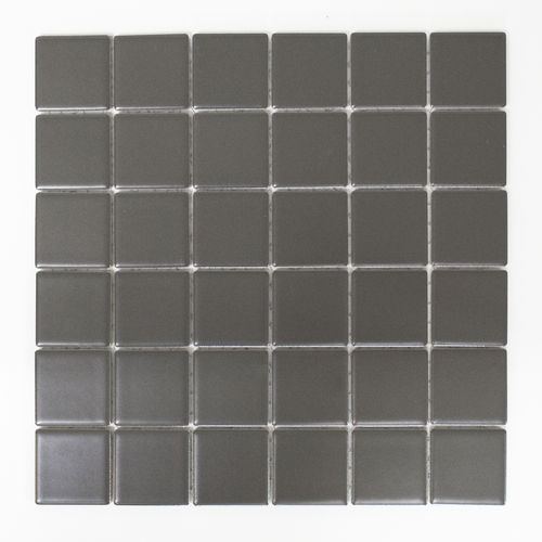 Mosaiktafel Homestile Quadrat uni Metall matt 30x30 cm