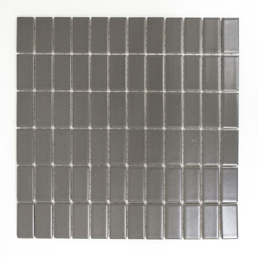 Mosaiktafel Homestile Stäbchen uni Metall matt 30x30 cm