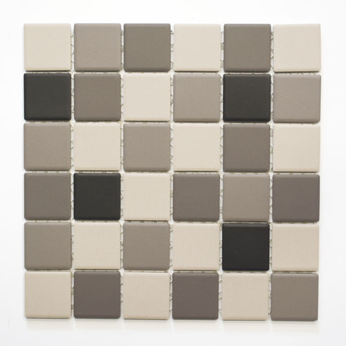 Mosaiktafel Homestile Quadrat mix unglasiert 29x29 cm