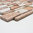 Mosaiktafel Homestile Brick mix BianconeRosso 30x30 cm