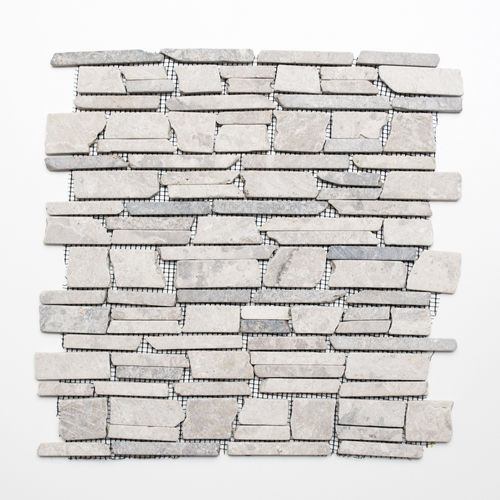 Mosaiktafel Homestile Brick uni Grey 30x30 cm
