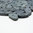 Mosaiktafel Homestile Kiesel geschnitten Uni Schwarz 5/7 30x30 cm