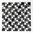 Mosaiktafel Homestile Kombination Crystal mix schwarz/klar/silber 33x33 m