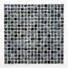Mosaiktafel Homestile Quadrat Crystal/Stein mix schwarz 30x30 m