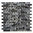 Mosaiktafel Homestile Verbund Crystal/Stein mix schwarz 29x30 m