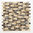 Mosaiktafel Homestile Brick Crystal/Stein mix emperador dunkel 30x28 m