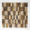 Mosaiktafel Homestile Stäbchen Crystal/Stein mix beige/braun 30x30 cm