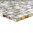 Mosaiktafel Homestile Quadrat Crystal/Alu/Resin mix silber 30x30 cm