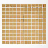 Mosaiktafel Homestile Quadrat Crystal uni gold 32x30 cm
