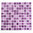 Mosaiktafel Homestile Quadrat Crystal mix lila 32x30 cm