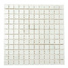 Mosaiktafel Homestile Quadrat uni weiß rutschhemmend 32x30 cm
