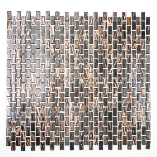Mosaiktafel Homestile Brick mix Goldstar braun 32x30 cm