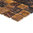 Mosaiktafel Homestile Quadrat mix Goldstar braun 32x30 cm