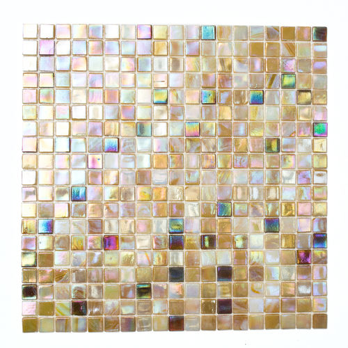 Mosaiktafel Homestile Quadrat mix sandfarbend 31x31 cm