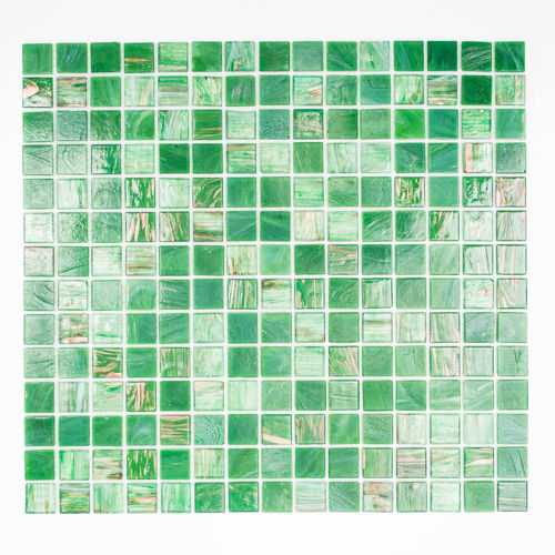 Mosaiktafel Homestile Quadrat goldensilk grün 32x30 cm