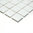 Mosaiktafel Homestile Quadrat uni weiß 32x30 cm