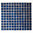 Mosaiktafel Homestile Quadrat uni kobaltblau glänzend 33x30 cm