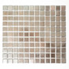 Mosaiktafel Homestile Quadrat uni silber 33x30 cm