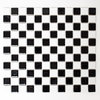 Mosaiktafel Homestile Quadrat schachbrett schwarz/weiß glänzend 33x30 cm
