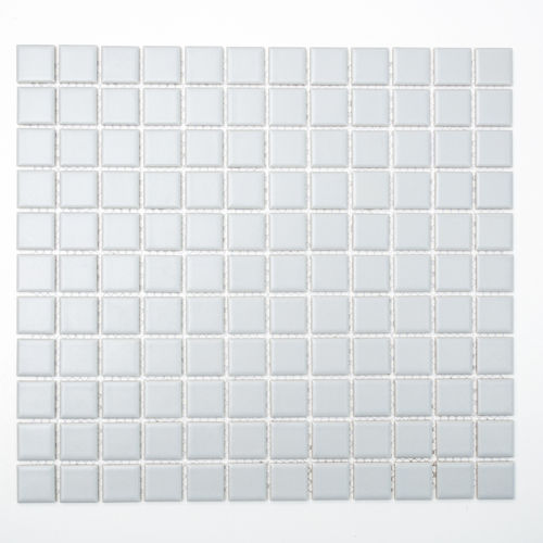 Mosaiktafel Homestile Quadrat uni grau matt 33x30 cm