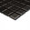 Mosaiktafel Homestile Quadrat uni schwarz matt 33x30 cm