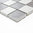 Mosaiktafel Homestile Quadrat schachbrett grau/dunkelgrau matt 30x30 cm