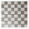 Mosaiktafel Homestile Quadrat schachbrett grau/dunkelgrau matt 30x30 cm