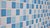 Mosaiktafel Homestile Quadrat mix blau/weiß glänzend 33x30 cm